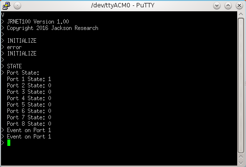 PuTTY active window on Linux