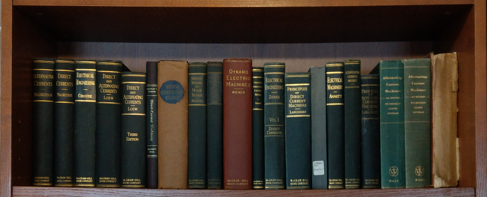 Antique Books Shelf 1